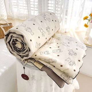 Set Bộ Chăn Ga Gối ĐŨI CHĂN HÈ, Cotton Đũi Hàng Nhập Khẩu 4 Món Siêu Đẹp Mát Lạnh - KiMi Decor