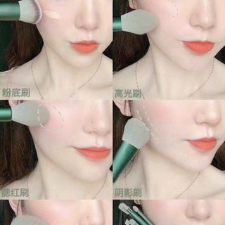 Bộ cọ Fix xanh