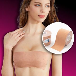 Băng dán nâng ngực, cuộn dán ngực co giãn 3 chiều, siêu thoáng khí, băng dính dán ngực giá rẻ giá sỉ