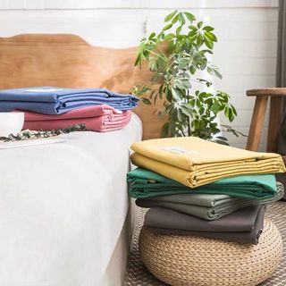Bộ Ga Giường Và Vỏ Gối Cotton Đủ Kích Thước Trải Nệm 1m4, 1m6, 1m8 CHƯA GỒM CHĂN - KiMi Decor