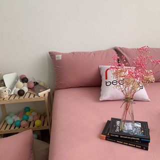 Bộ Ga Giường Và Vỏ Gối Cotton Đủ Kích Thước Trải Nệm 1m4, 1m6, 1m8 CHƯA GỒM CHĂN - KiMi Decor