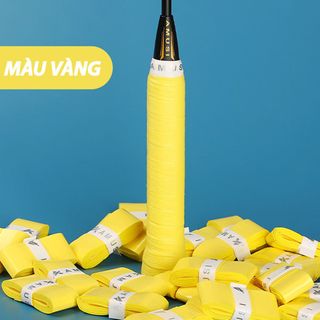 Cuốn cán vợt cầu lông, da PU siêu mềm bám tay, tích hợp miếng dán đa năng, cuốn cán vợt chống trơn