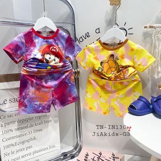 [Cho bé 8-27kg] Bộ Cộc Tay Minky Mom Vải Thun, Thiết Kế Mới, In 3D Cho Bé Trai, Bé Gái 0-7 tuổi -TN-IN130