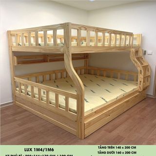 Giường tầng thiết kế dành riêng cho thị trường nội địa hàng chất lượng | Mã: LUX THANG CONG | Giường Tầng DAV