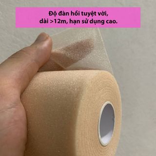 Băng cuốn cổ tay, cổ chân, bảo vệ các khớp cơ khi vận động mạnh, băng keo thể thao tự dính