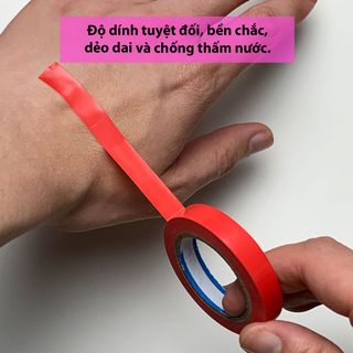 Băng dính dán cán vợt, bám dính cực chắc, tăng độ bền cho cán vợt, băng dán cán vợt cầu lông, tennis