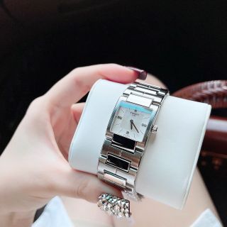 ĐỒNG HỒ NỮ CHÍNH HÃNG TISỌT MẶT VUÔNG TRẮNG