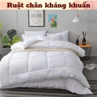 Ruột Chăn Bông DÀY siêu ấm bông gòn nặng 2,5kg dày dặn cao cấp màu trắng tinh size to 2M x 2M2