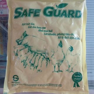Safe guard men vi sinh rắc chuồng, bột lăn heo con (1kg)