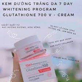 KEM DƯỠNG 7DAY - TRẮNG DA, MỜ NÁM CHỈ SAU 7 NGÀY SỬ DỤNG - 7days Whitening Program Glutathione 700 V-ample giá sỉ