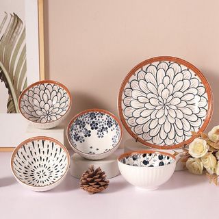 Set Bát Hoa 13 Chi Tiết (Thùng 16 Set)