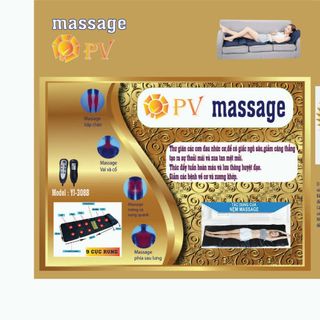 Nệm massage toàn thân 9 cục rung yj -308