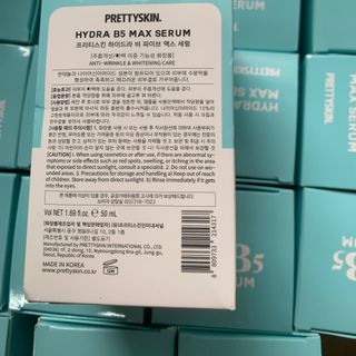 Tinh Chất Phục Hồi Da HYDRA B5 MAX SERUM PRETTYSKIN Hàn Quốc Giúp Dưỡng Trắng Phục Hồi Da 50ml