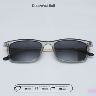 Mắt Kính Râm Mát Nam Nữ Thời Trang Diamond Bull Store Dáng Vuông Gọng Nhựa Mắt Râm Chống Tia UV 11-tr3946
