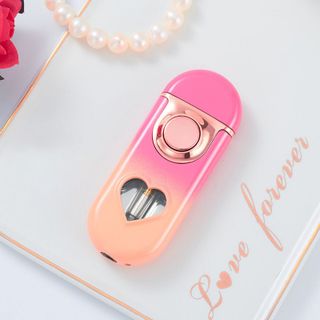 BẬT LỬA 2 CHẾ ĐỘ LỬA CÓ ĐÈN HÌNH TRÁI TIM MÀU CẦU VÒNG - XÀI GAS