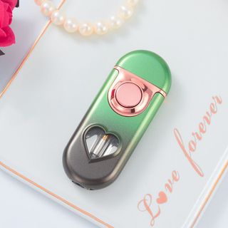 BẬT LỬA 2 CHẾ ĐỘ LỬA CÓ ĐÈN HÌNH TRÁI TIM MÀU CẦU VÒNG - XÀI GAS
