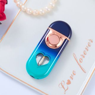 BẬT LỬA 2 CHẾ ĐỘ LỬA CÓ ĐÈN HÌNH TRÁI TIM MÀU CẦU VÒNG - XÀI GAS