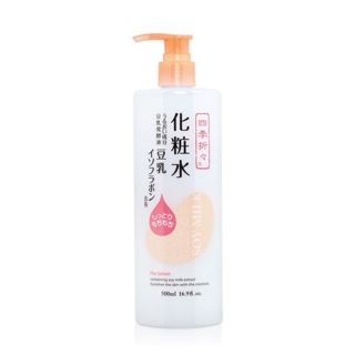 Nước hoa hồng dưỡng ẩm giúp mờ thâm ngừa mụn tinh chất sữa đậu nành Lotion Kumano Soy Milk Shikioriori Nhật Bản 500ml giá sỉ