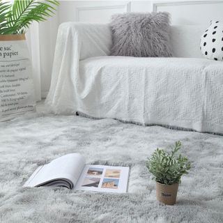 Thảm Lông Trải Sàn Lông Dầy Mịn Cao Cấp Chống Trơn - Thảm Lông Chụp Hình Trang Trí Phòng Ngủ, Phòng khách