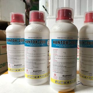 HANTOX-200 diệt ruồi, muỗi, kiến, gián, ve, ghẻ ở chó mèo, mạt gà (1 lít)