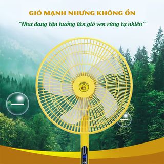 Quạt thổi gió "Rừng" điều khiển từ xa, 8 cấp độ mát, hẹn giờ, không tiếng ồn. Bảo hành 1 năm