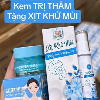 Kem thâm nách Gluta Milk Thái Lan – Giảm Thâm Nách, Kiềm Mồ Hôi