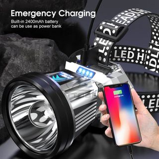 ĐÈN PIN LED ĐỘI ĐẦU SIÊU SÁNG LOẠI TO
