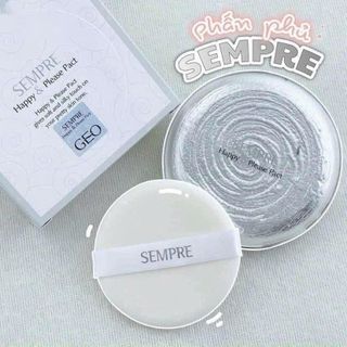 Phấn phủ Geo Sempre Happy & Please Pact trắng 22gr giá sỉ