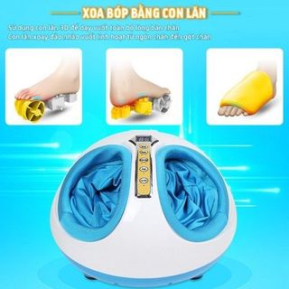 Máy massage chân Puli PL-909 - Xoa bóp con lăn và túi khí giảm đau nhức chân và lòng bàn chân