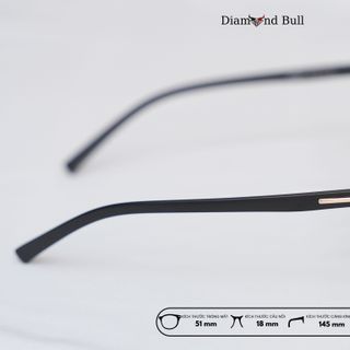 Mắt Kính Râm Mát Nam Nữ Thời Trang Diamond Bull Store Dáng Vuông Gọng Nhựa Mắt Râm Chống Tia UV 14-tr3941MĐ