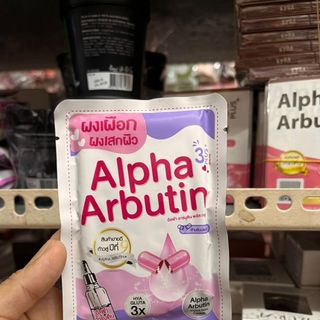[Vĩ 10 Viên] Bột Dưỡng Trắng Ban Đêm Alpha Arbutin Thái Lan