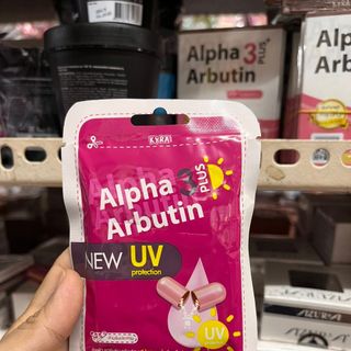 [Vĩ 10 Viên] Bột Dưỡng Trắng Ban Đêm Alpha Arbutin Thái Lan