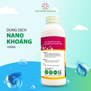 Dung dịch Nano Khoáng cung cấp khoáng đa vi lượng dễ hấp thu cho tôm, cá, động vật thủy sinh