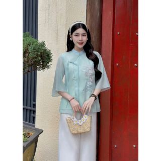 Sỉ áo dài truyền thống - pháp phục đi chùa