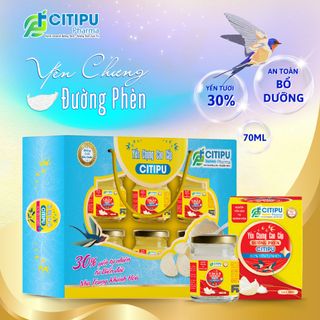 YẾN CHƯNG CAO CẤP ĐƯỜNG PHÈN HÀM LƯỢNG 30% YẾN CITIPU