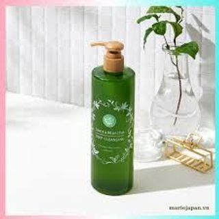 GEL TẨY TRANG TRÀ XANH CHAI 400G