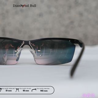Mắt Kính Râm Mát Nam Nữ Thời Trang Diamond Bull Store Dáng Thể Thao Gọng Nhôm Mắt Râm Chống Tia UV 29-Đ-N