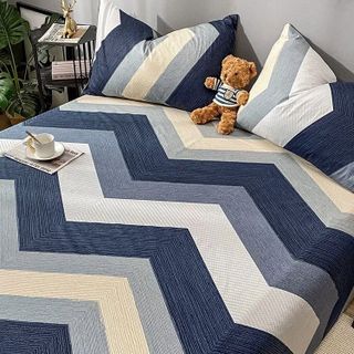 Chănga Bộ Set CHƯA GỒM CHĂN 3 Món Cotton Living Thành Phần 100% Cotton Tự Nhiên Nhập Khâu