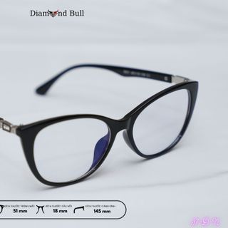 Kính Mắt Thời Trang Nam Nữ Diamond Bull Store Gọng Nhựa Chống Ánh Sáng Xanh Tia UV 37-Đ-N