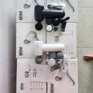 Máy massage cầm tay mini có đầu nóng PL 659 - Siêu nhỏ gọn, màu đen