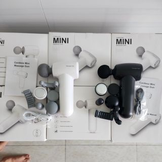 Máy massage cầm tay mini có đầu nóng PL 659 - Siêu nhỏ gọn, màu đen