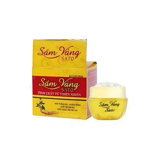 Kem sâm vàng sato trắng da thảo dược đông y 15g