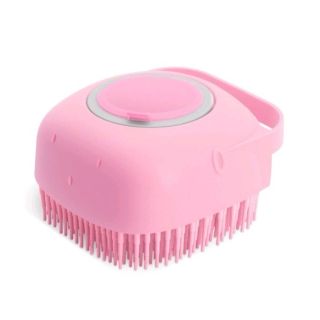 Bàn Chải tắm cho Chó Mèo - có chỗ đựng xà phòng ( nhựa caosu dẻo cao cấp )