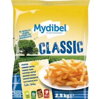 Khoai tây chiên Mydibel cọng 9mm gói 2.5kg xuất xứ Bỉ giá sỉ