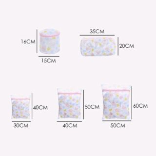 Set 5 Túi Lưới Giặt Đồ Đủ Kích Cỡ