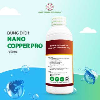 Dung dịch Nano Copper Pro hỗ trợ xử lý vi khuẩn, nấm, tảo độc, ký sinh trùng cho thủy sinh