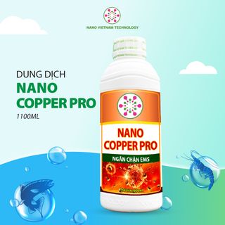 Dung dịch Nano Copper Pro hỗ trợ xử lý vi khuẩn, nấm, tảo độc, ký sinh trùng cho thủy sinh