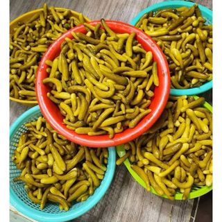 1kg Mắm Dưa Leo Nụ nguyên trái nhà làm chưa trộn 1kg