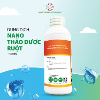 Dung dịch Nano Thảo Dược Ruột Hỗ trợ ngăn ngừa vấn đề về đường ruột cho tôm cá và động vật thủy sinh
