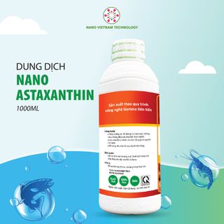 Dung dijch Nano Astaxanthin 100% nguyên chất tảo Haematococcus tăng cường đề kháng, sắc tố đổ cho tôm, cá hồi